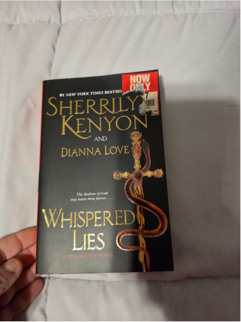 Sherrilyn Kenyon & Dianna Love Whispered Lies Book Black Red One Size